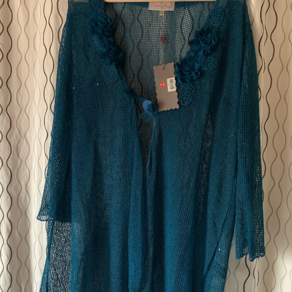 Pretty Angel Mesh Cover Up